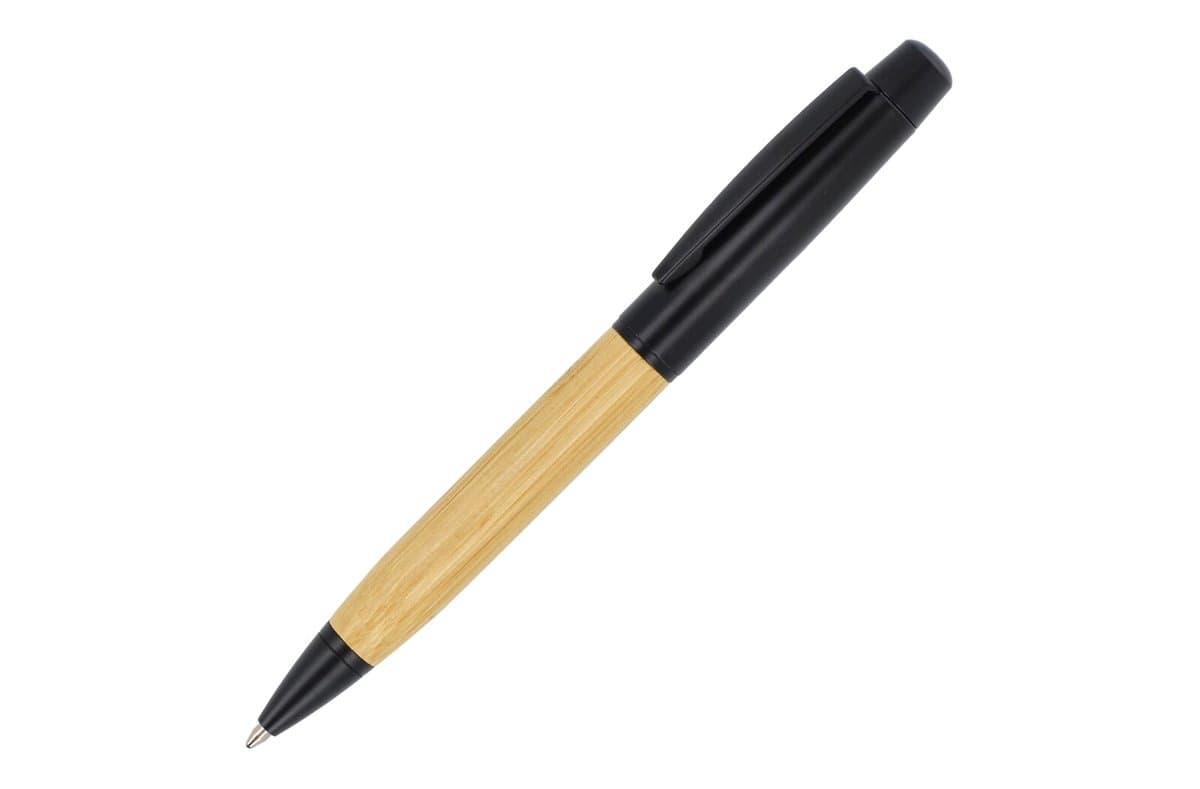 Metal Ball pen bamboo in tube 3