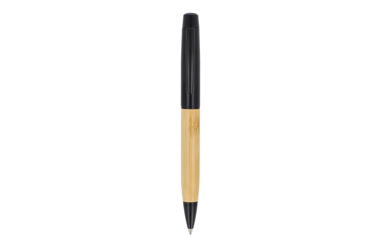 Metal Ball pen bamboo in tube 4