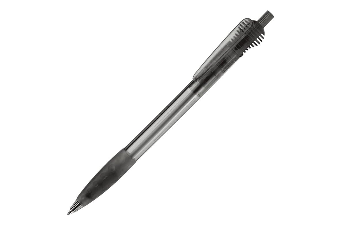 Cosmo ball pen transparent rubber round clip 3