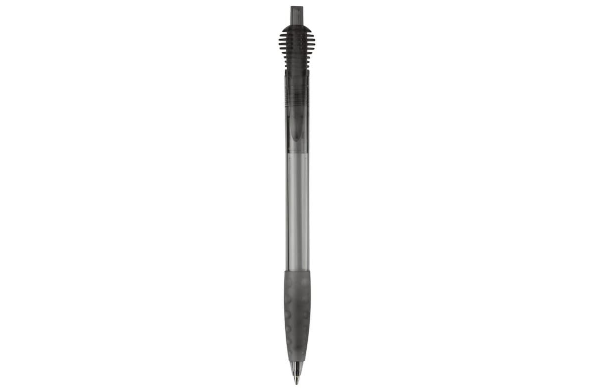 Cosmo ball pen transparent rubber round clip 4