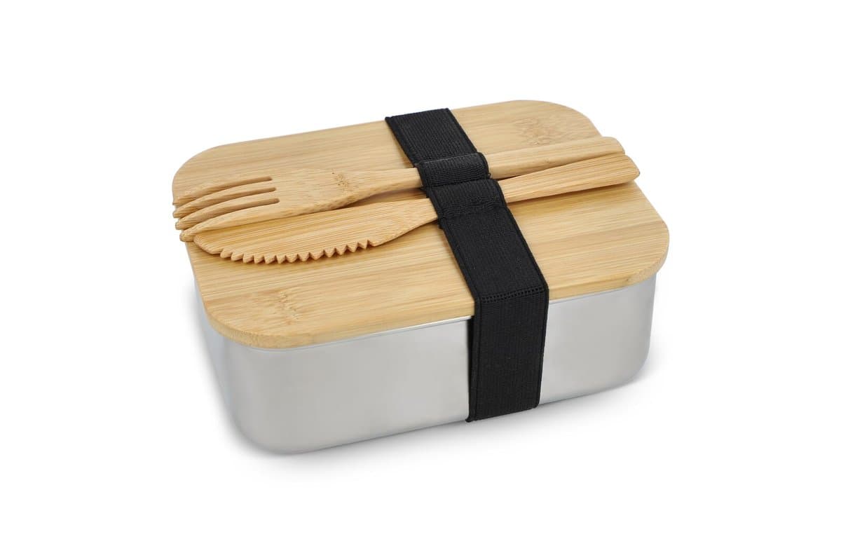 Stainless Steel Lunchbox bamboo lid 3