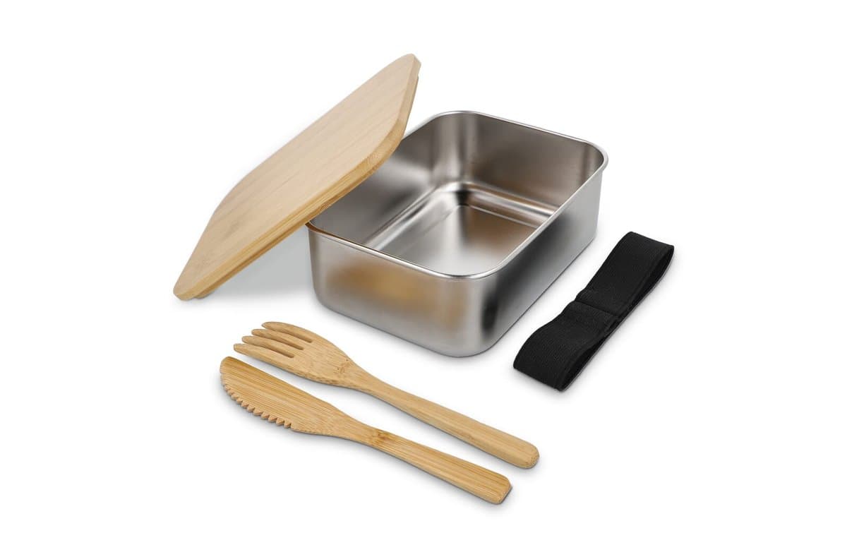 Stainless Steel Lunchbox bamboo lid 4