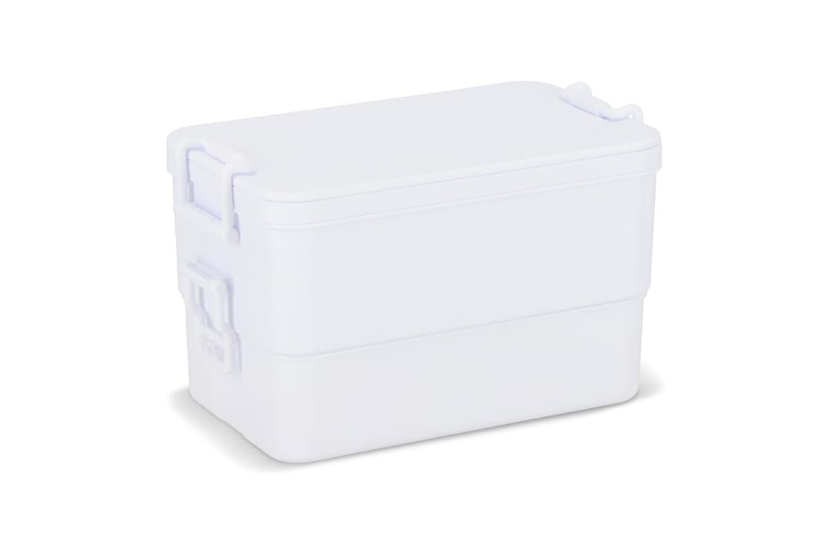 Double layer Lunch Box with Cutlery 5