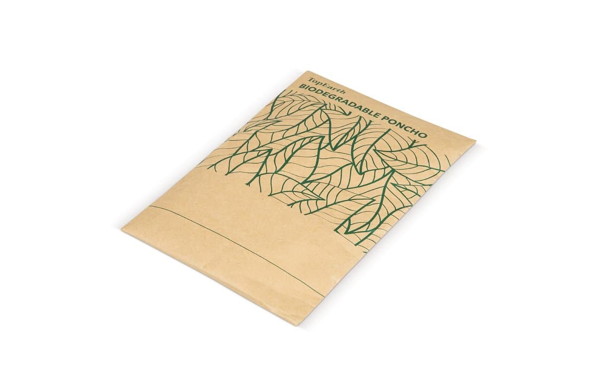 Biodegradable rain poncho 5