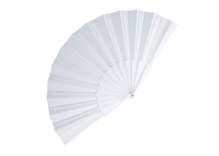 Hand fan plastic & polyester 2