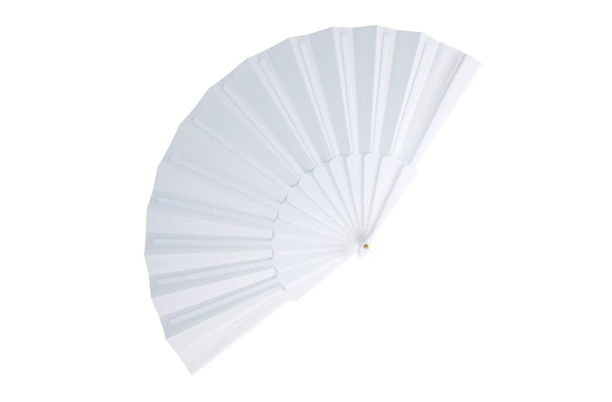 Hand fan plastic & polyester 3