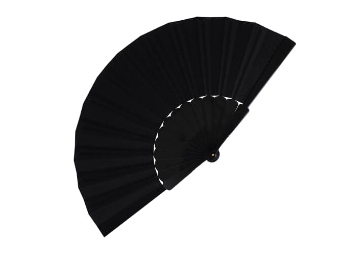 Hand fan plastic & polyester 5