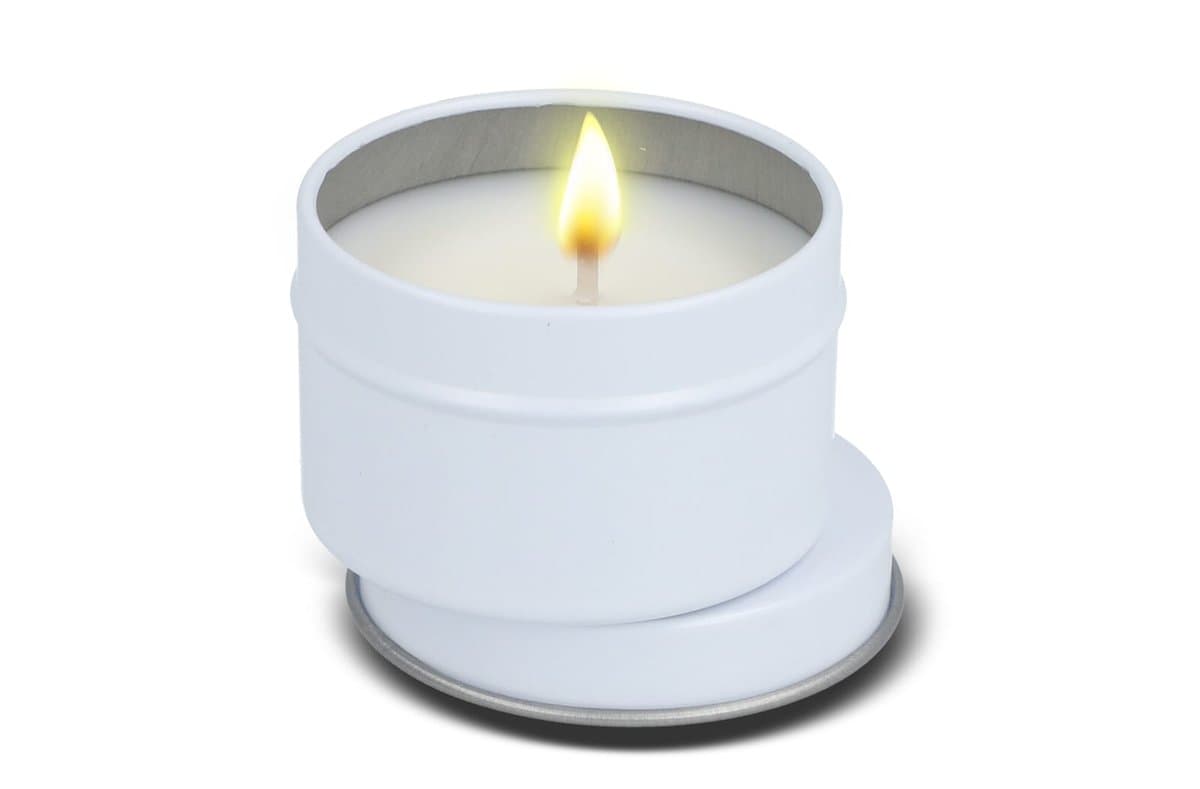 Dhyana scented plant based candle in recycled tin 5