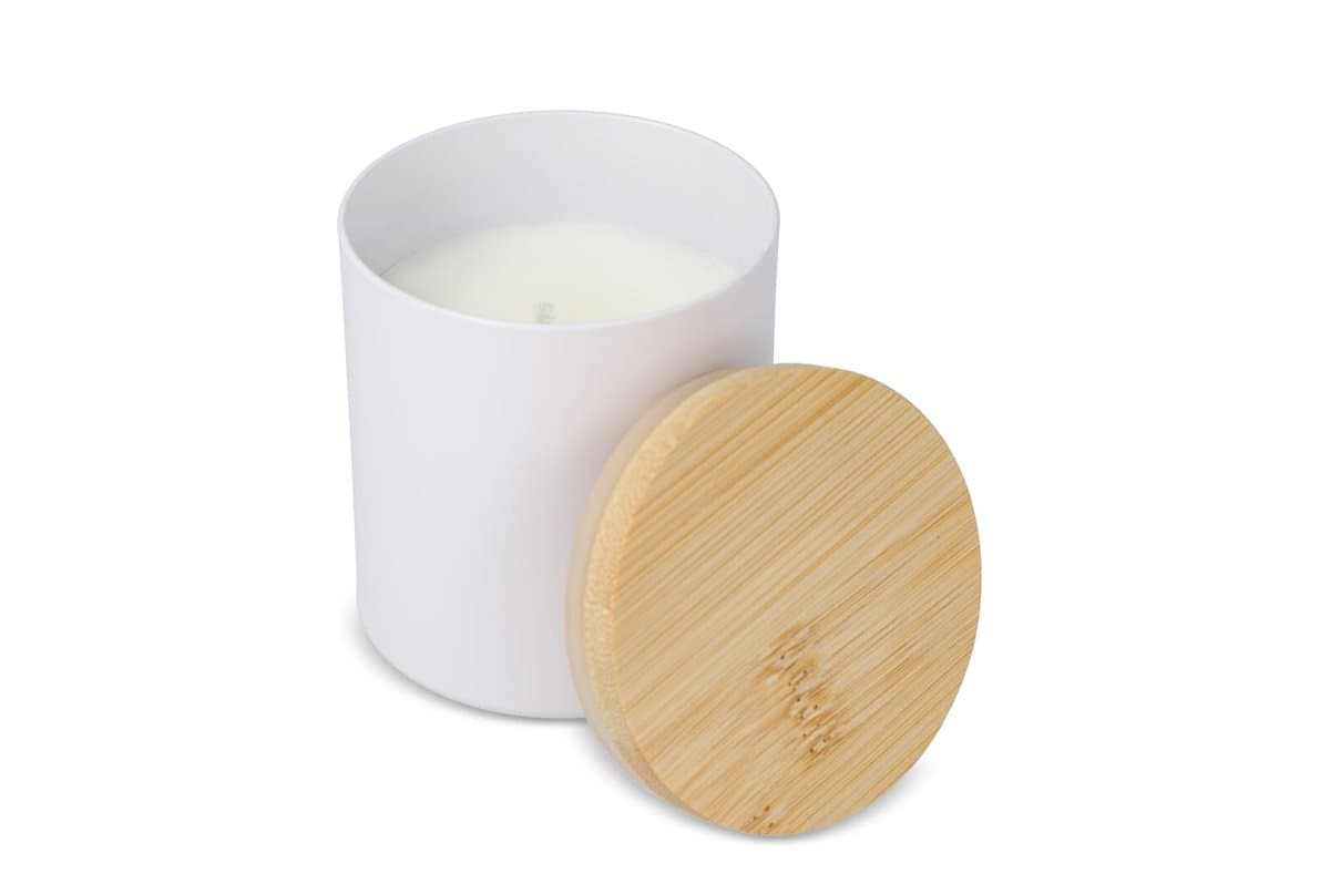 Bhakti scented plant based candle in recycled aluminium jar 5