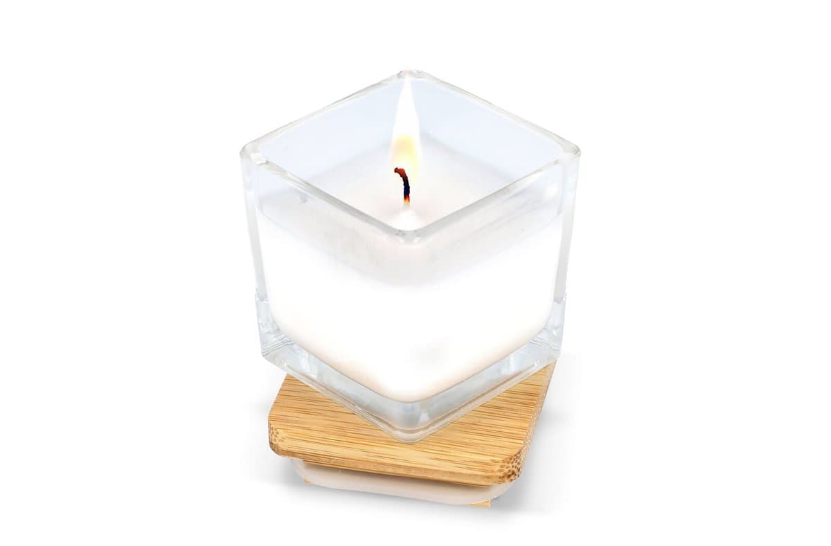 Chakra plant based candle in glass jar 5