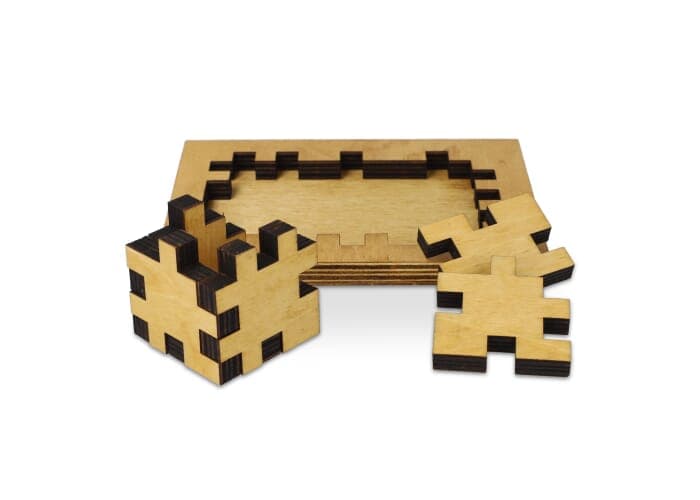Wooden cube puzzle 2