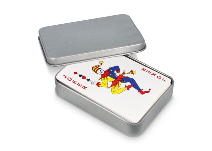 Playing Cards in Tin Box 2