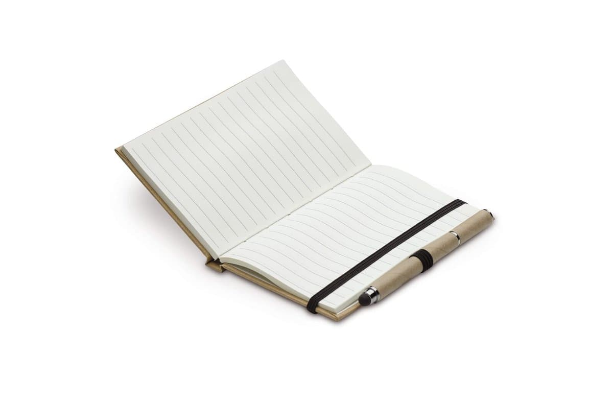 Cardboard notebook A6 + pen LT87949 4