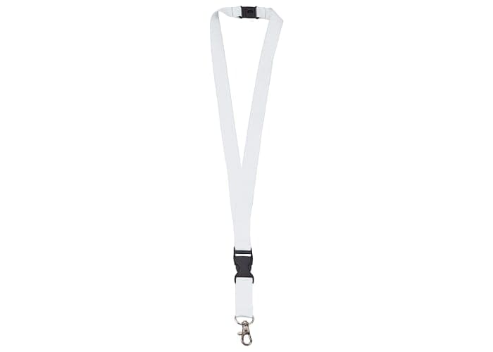 Polyester lanyard 20mm with buckle and hook 2