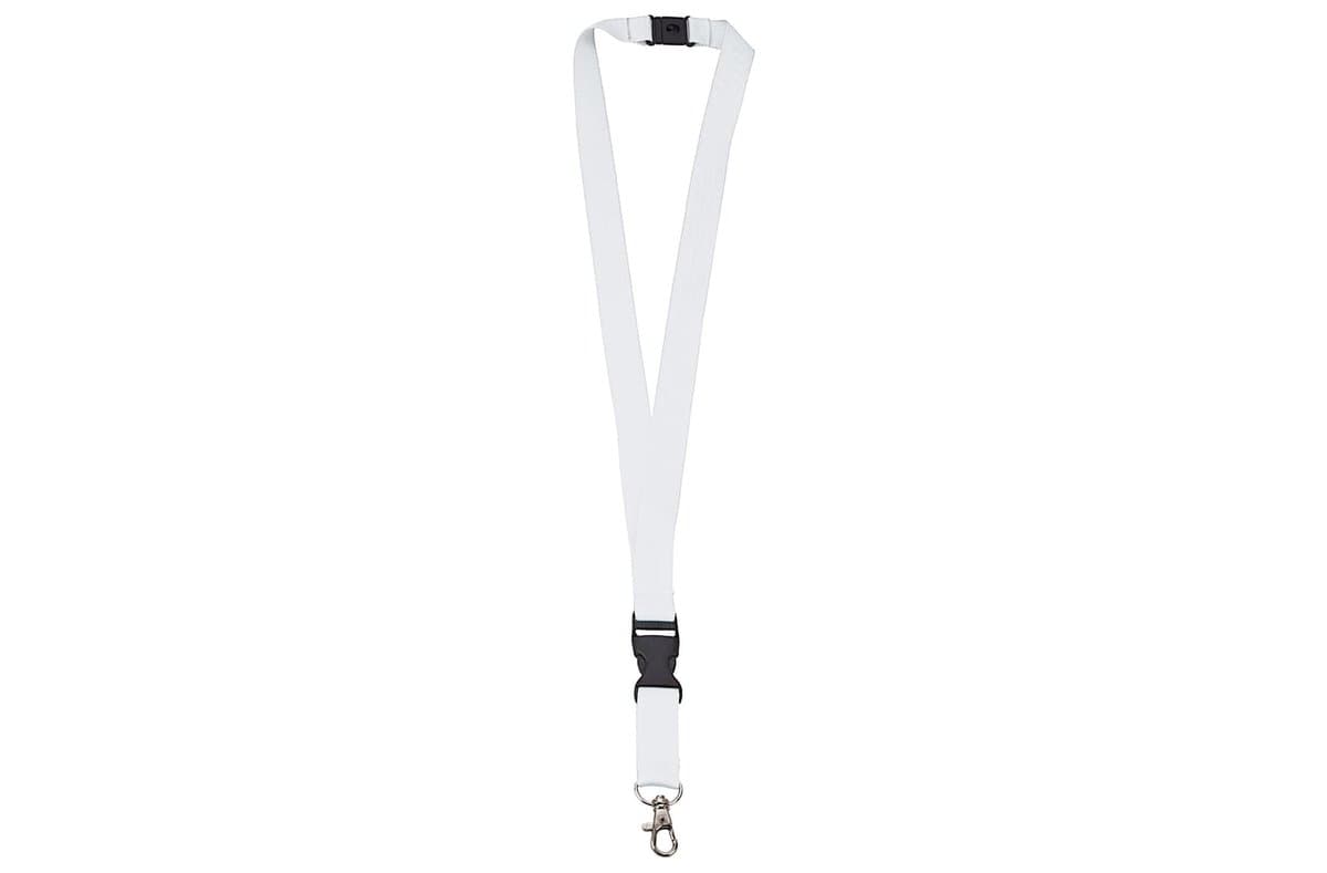 Polyester lanyard 20mm with buckle and hook 3