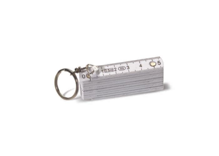 Mini foldable ruler with keyring 0.5m 2