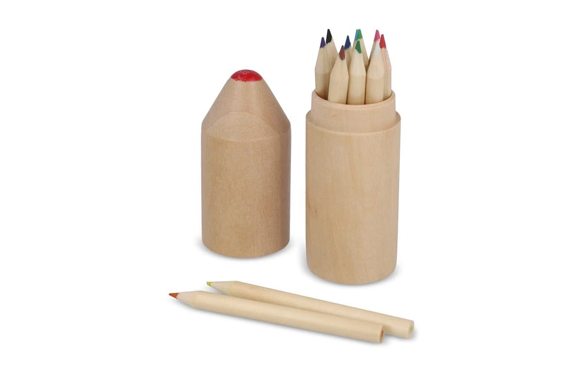 Premium wooden colouring pencil set 3
