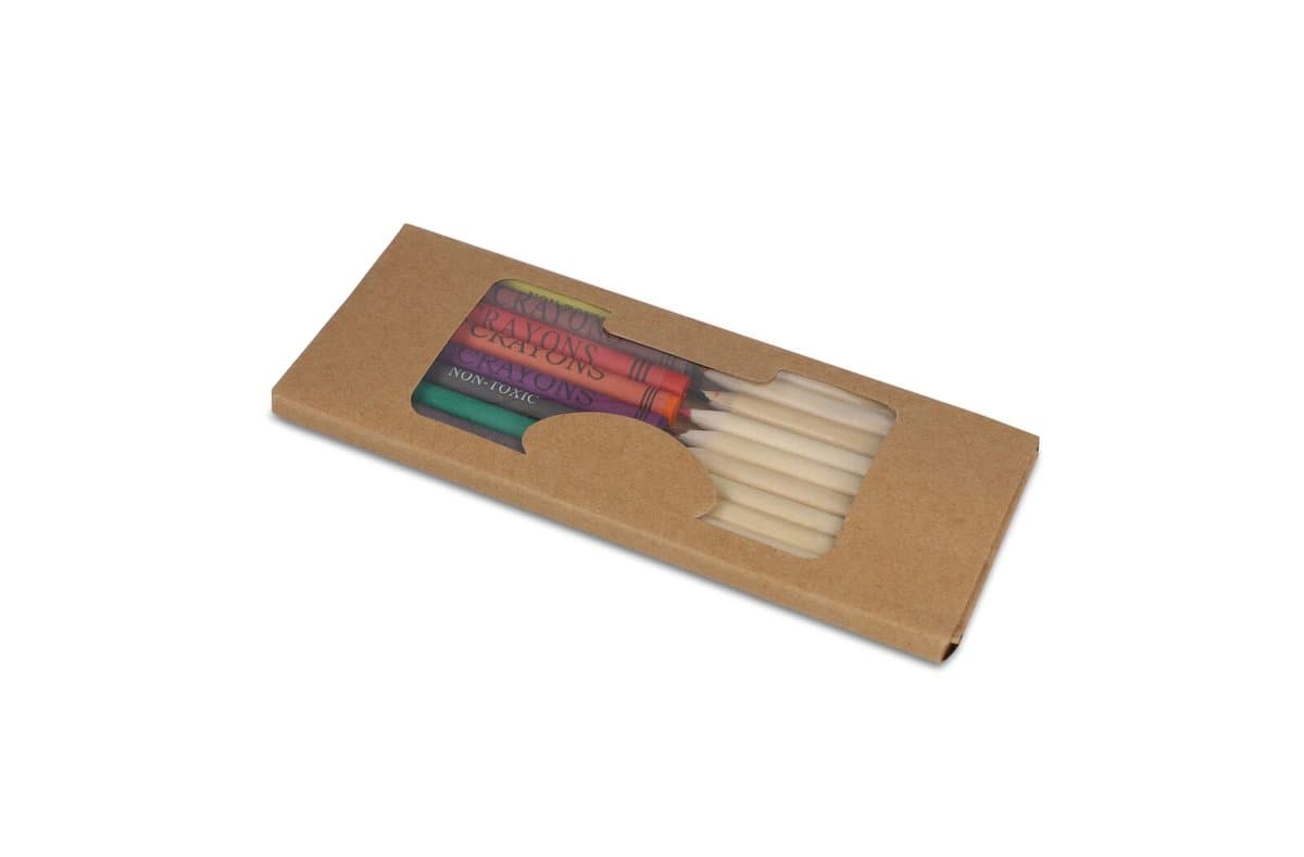 Colouring pencils and crayons in kraft box 3