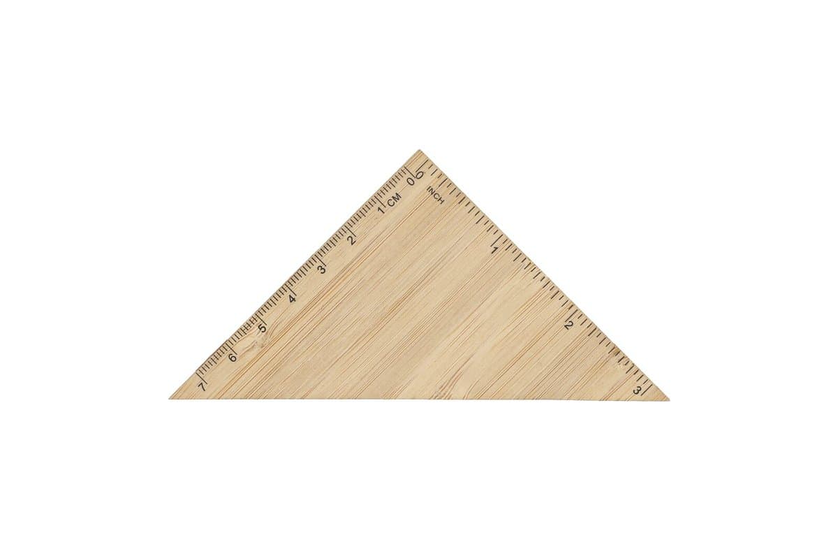 Bamboo set square 3