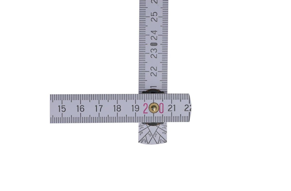 Folding ruler wood 2m premium coloured 4