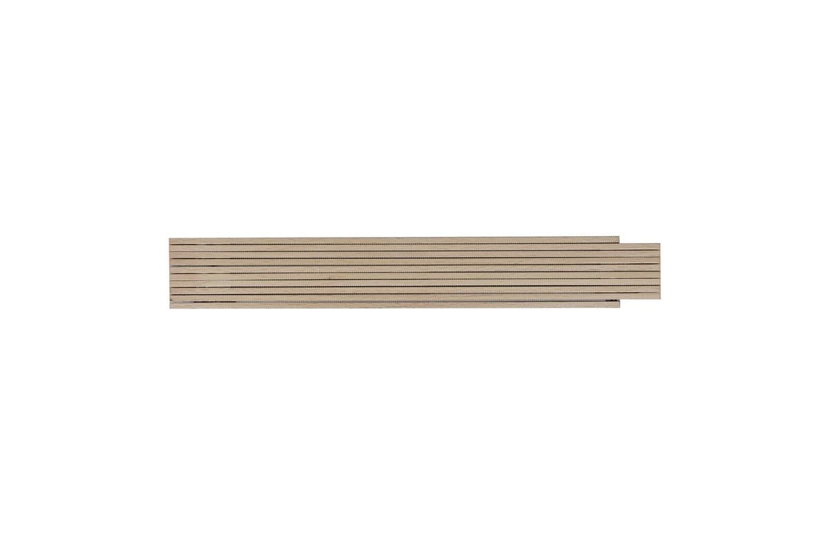 Folding ruler wood 2m premium natural 4
