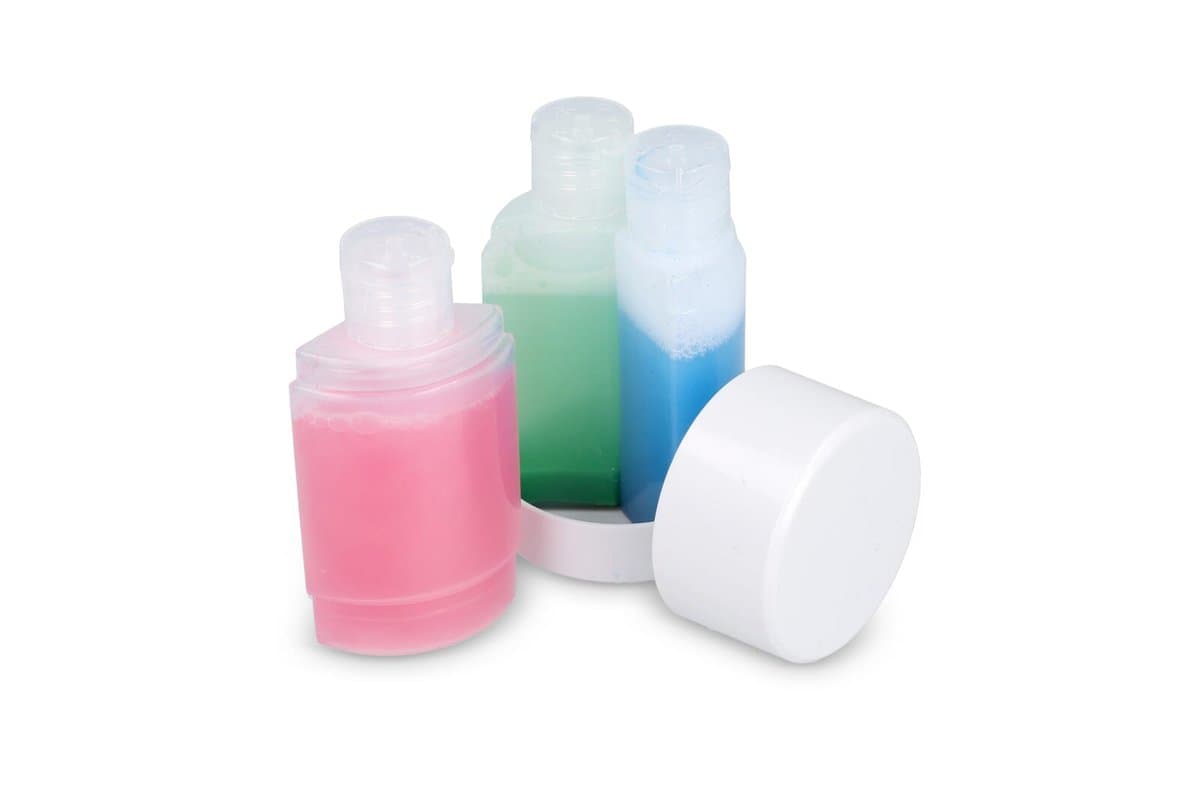 Trio travel toiletry bottles 4