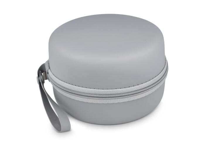 Contoured memory foam travel pillow with EVA case 2