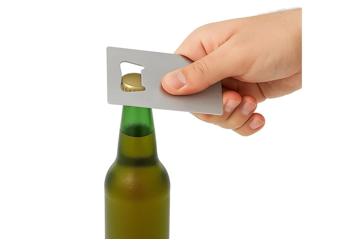 Stainless Steel Credit card bottle opener 4