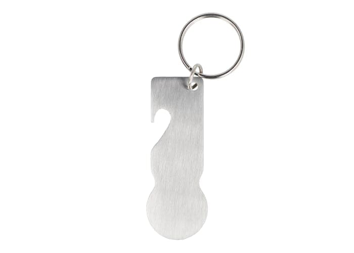 Stainless Steel Trolley token key ring 2