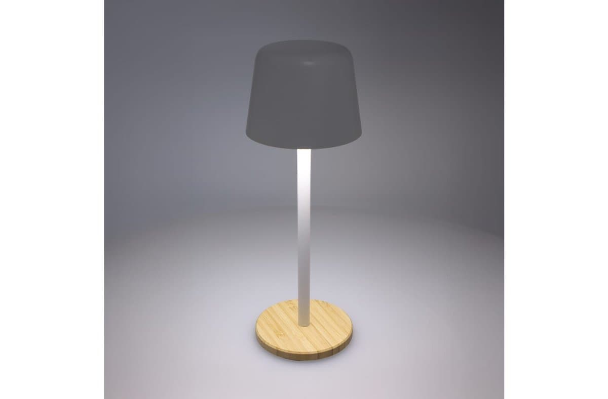 Solis Dimmable Table lamp with bamboo base 5