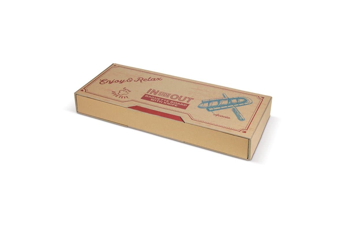 Baguette holder with knife 5