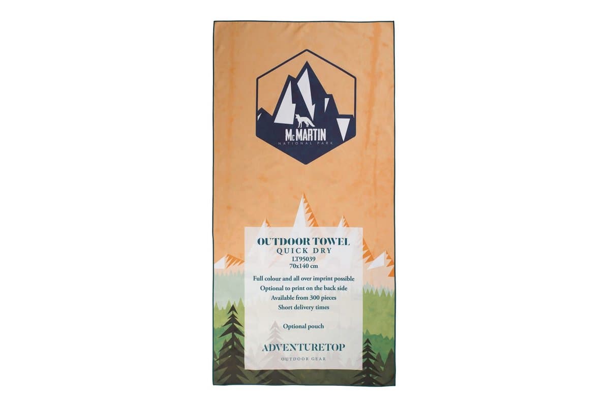Quick dry towel 700x1400mm full colour 4