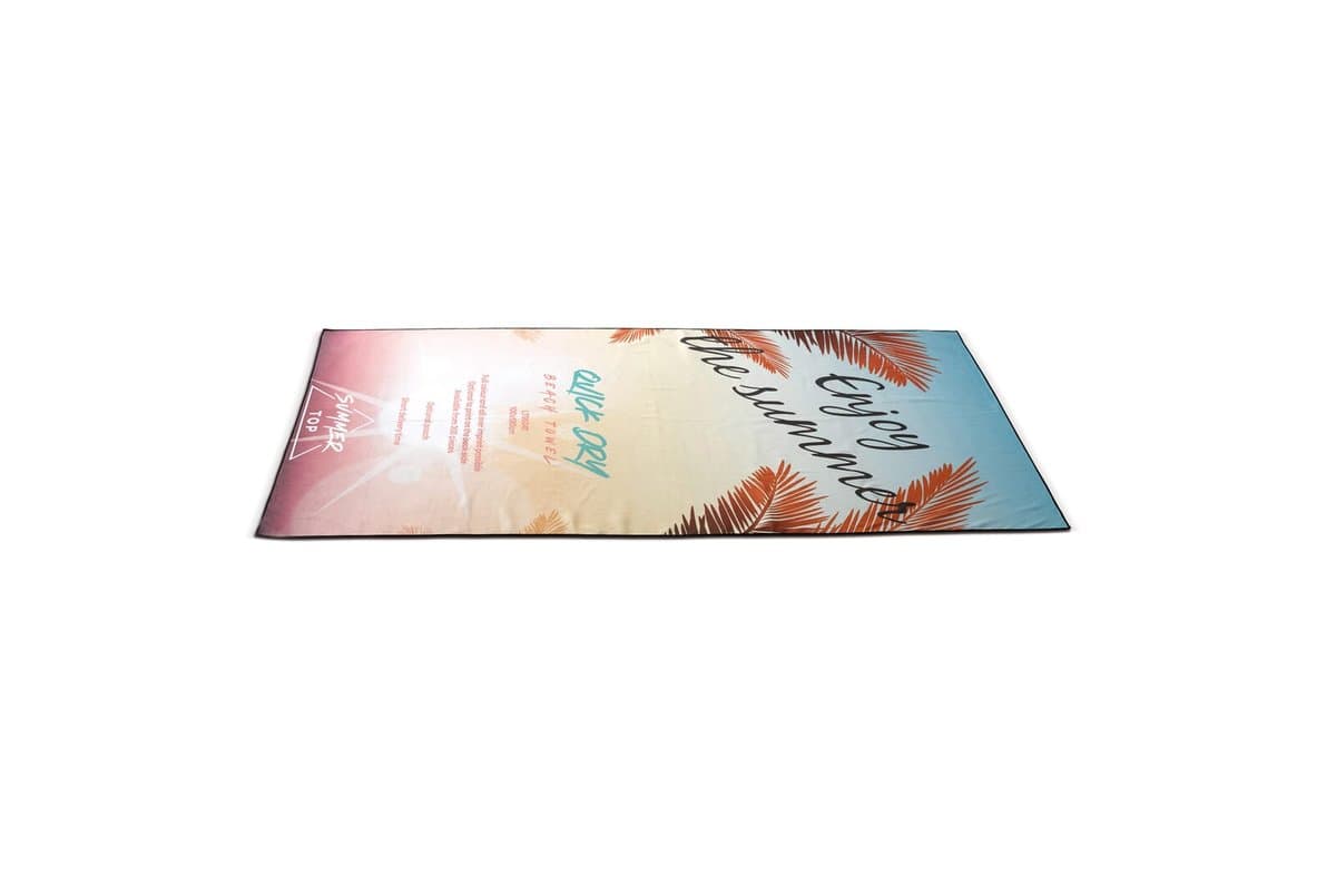 Quick dry beach towel 1000x1800mm without pouch 3
