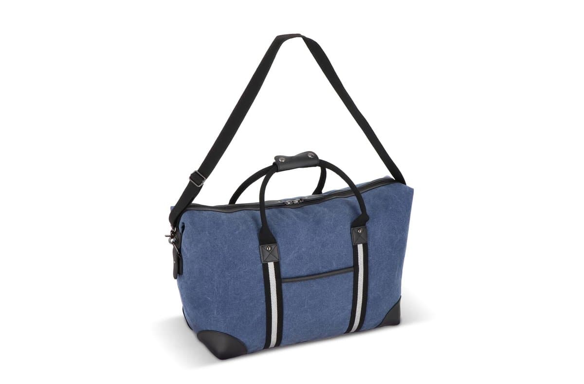 Recycled cotton canvas weekend bag Harper 3