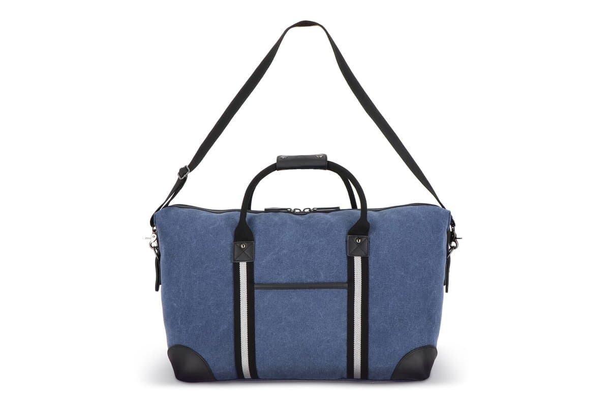 Recycled cotton canvas weekend bag Harper 4