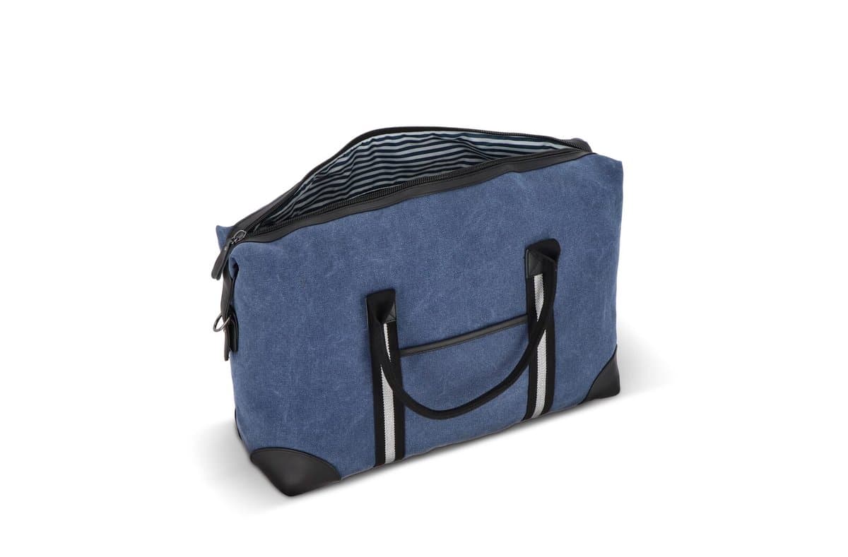 Recycled cotton canvas weekend bag Harper 5