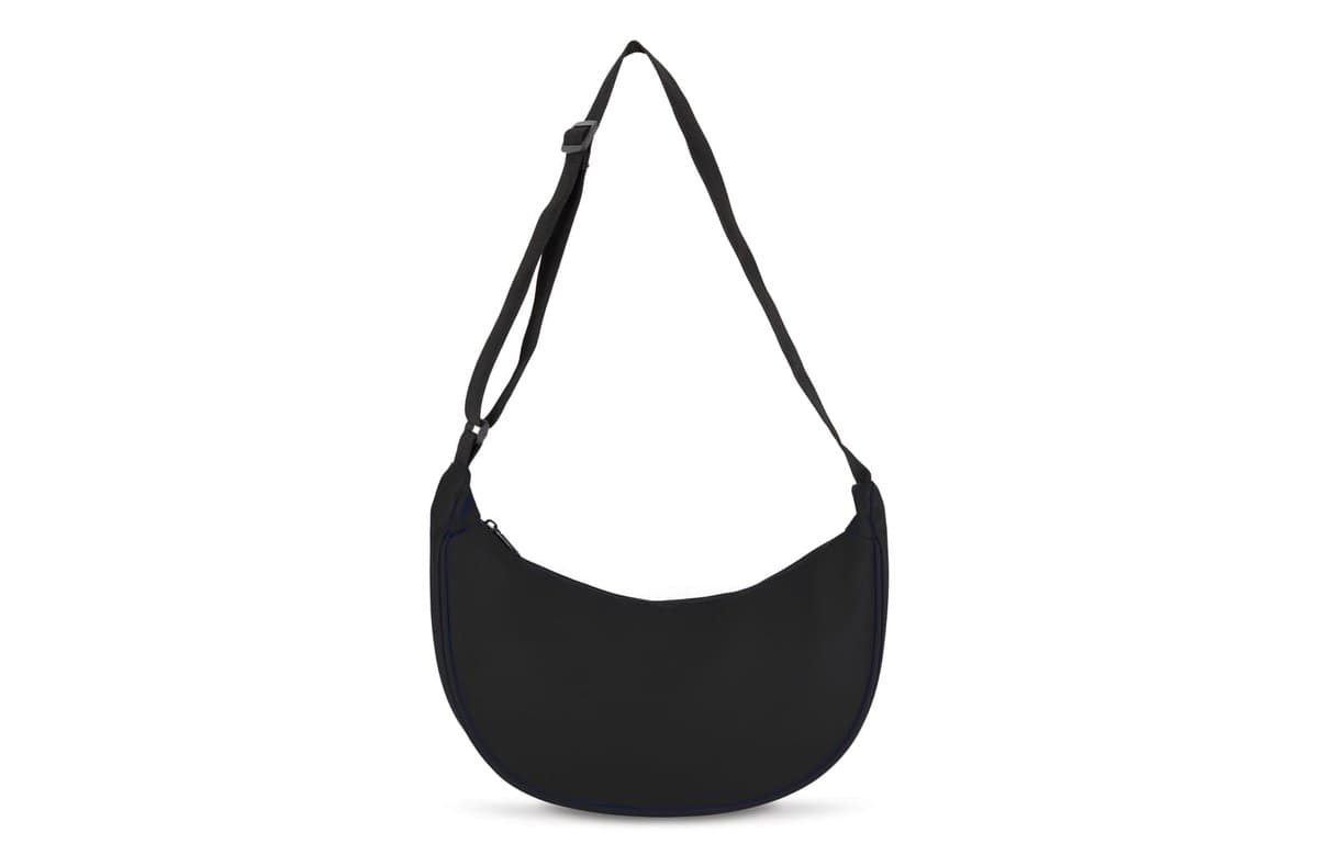 PU-coated R-PET 600D half moon sling bag 20L 3