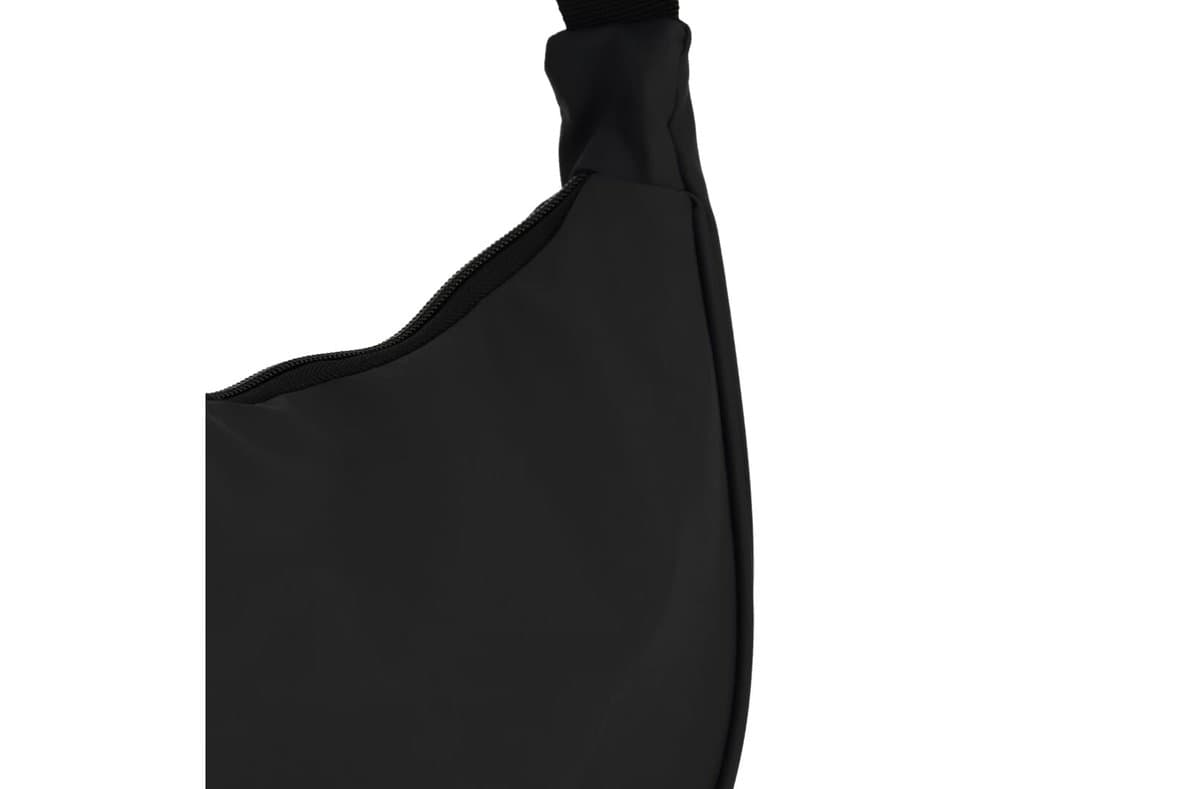 PU-coated R-PET 600D half moon sling bag 20L 5