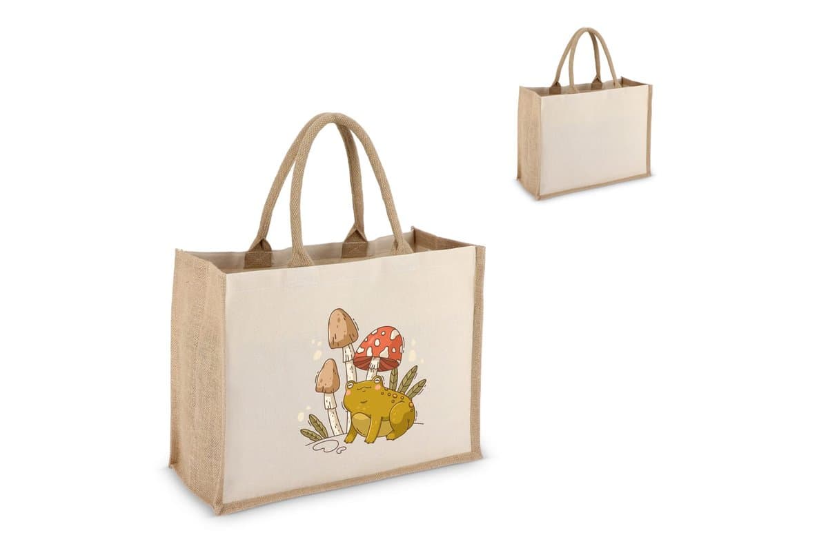 Jute/Cot bag OekoTex 42x19x32 320g