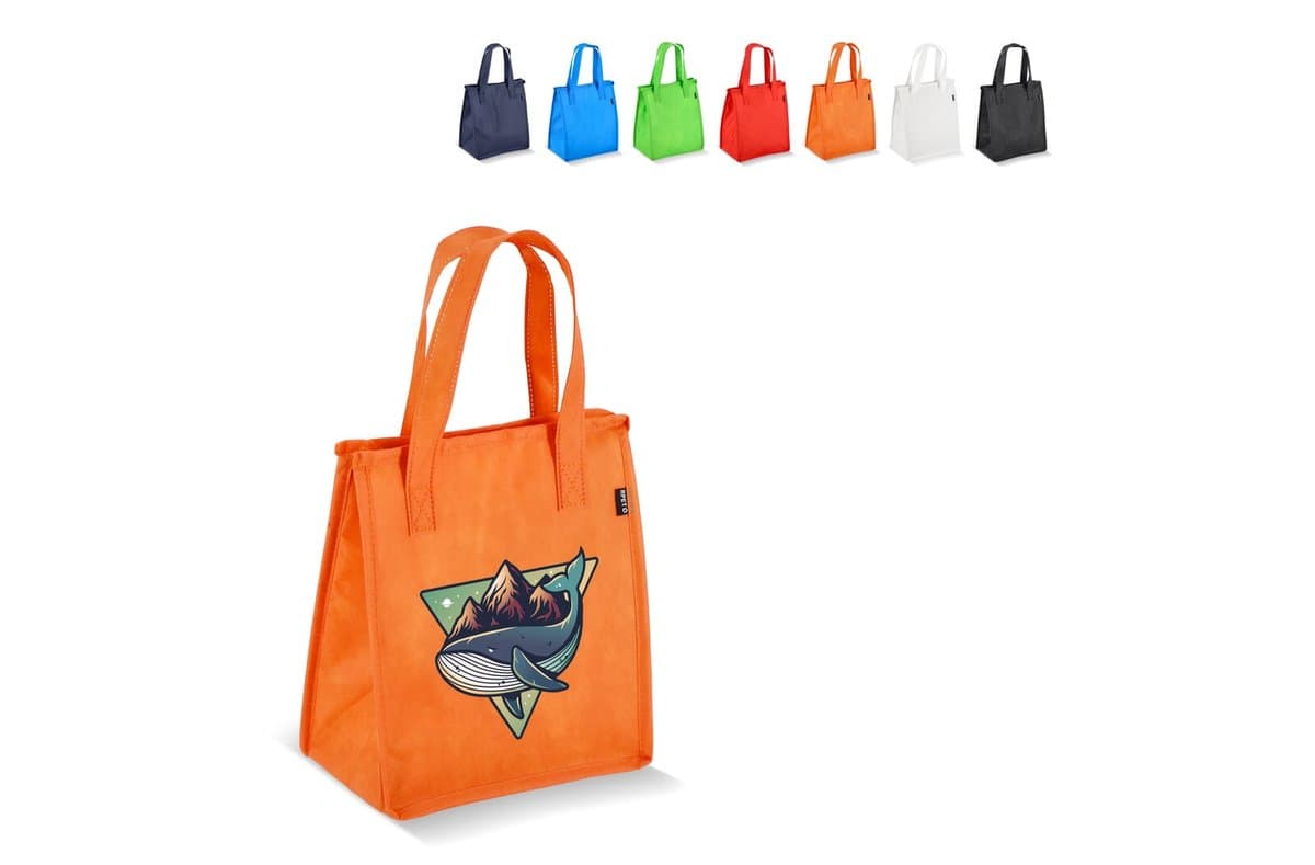 R-PET Cooler bag non-woven 23x 15 x 27.5cm 75g/m²