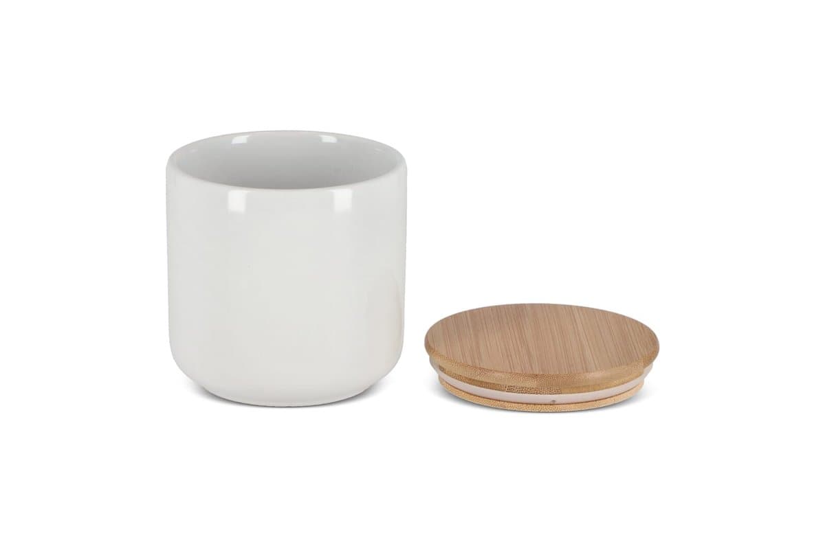 Canister Ceramic & Bamboo 500 ml 4