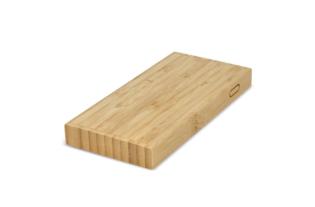Bamboo Powerbank with Wireless Charging 8000 mAh 4