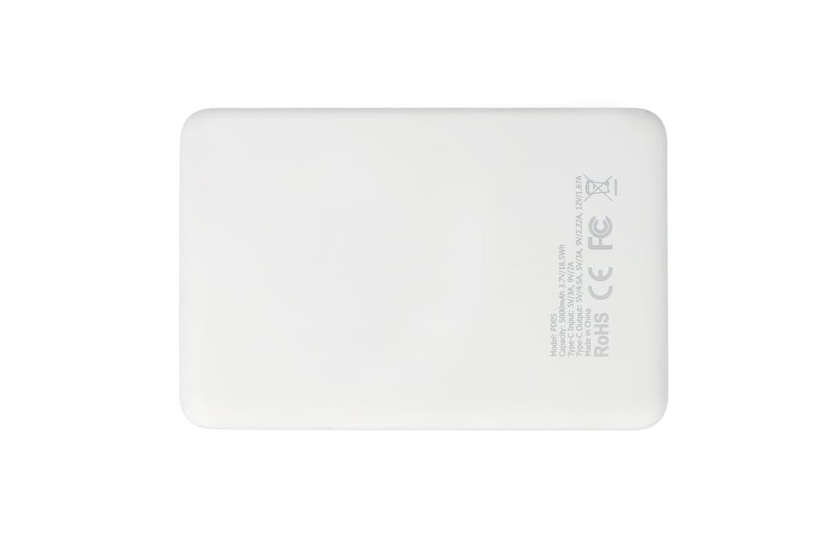 Zenith USB-C Powerbank with Power Delivery R-ABS 5000 mAh 4
