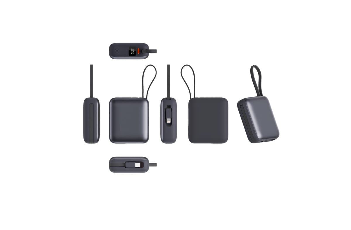 Nova Powerbank 22.5W Power Delivery with built in cables 10000 mAh 4
