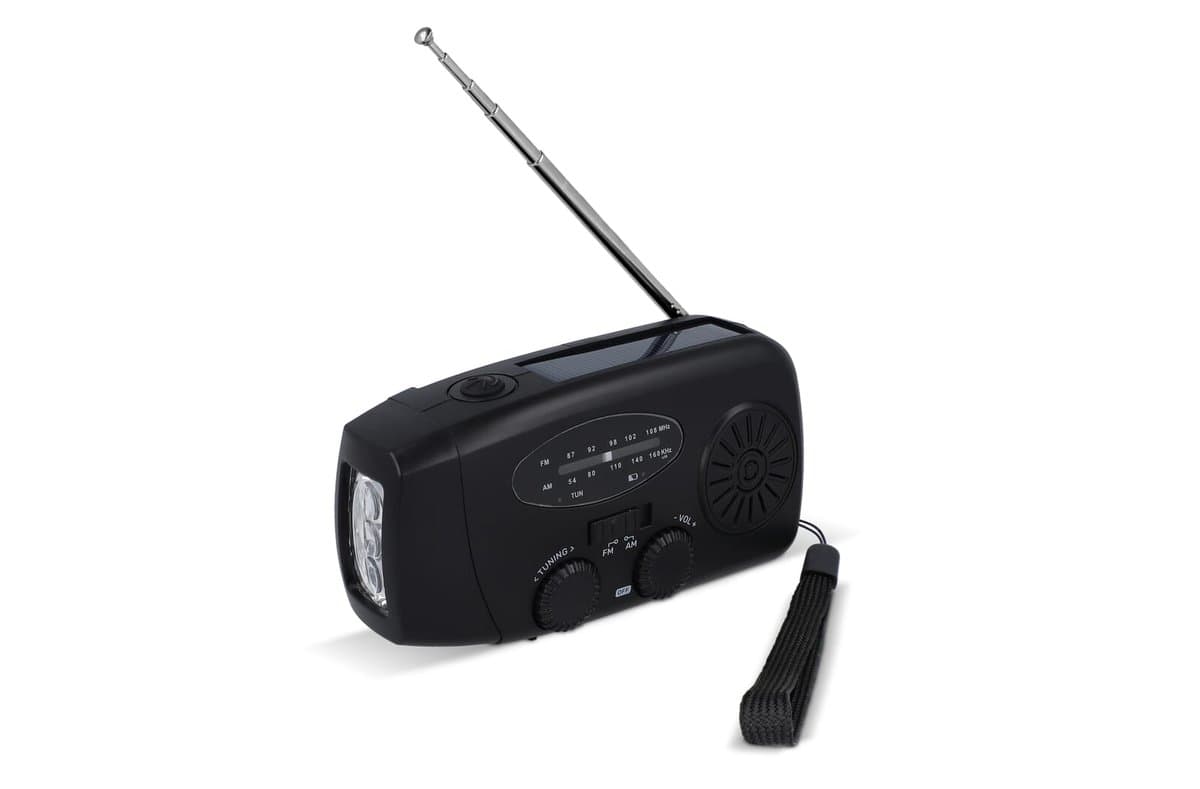 SafeSound Emergency Radio with Solar and Manual Winding 3