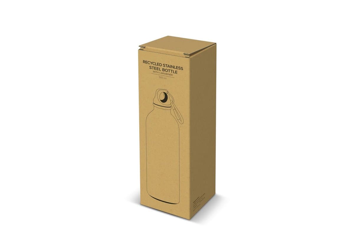 Recycled Stainless steel Single wall bottle 500ml 4