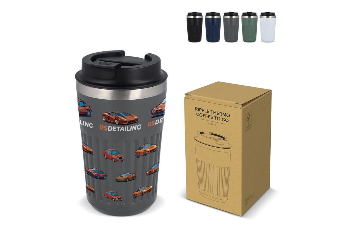 Recycled Stainless steel Thermo coffee to go 400ml