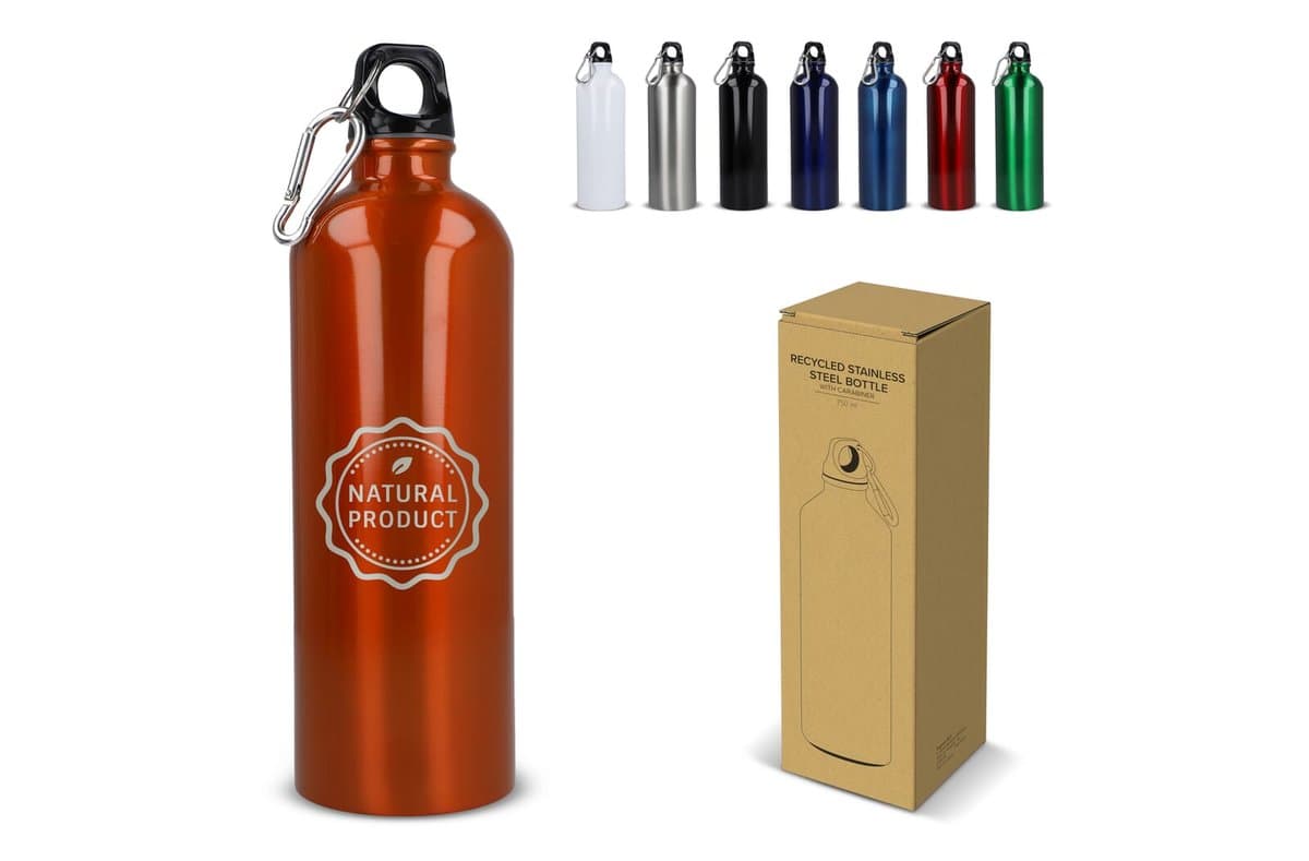 R-SS single wall bottle with carabiner 750ml