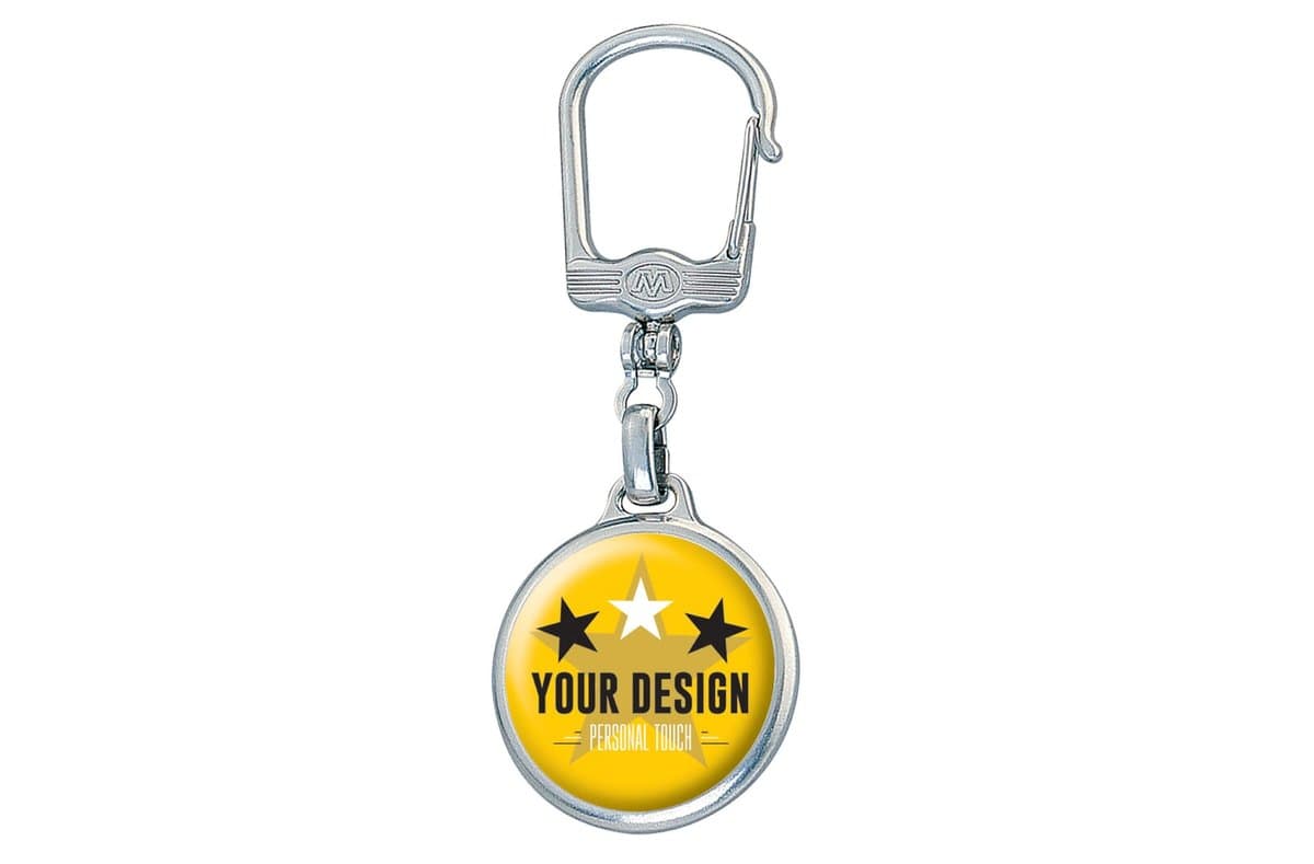 Keyring metal, round 3
