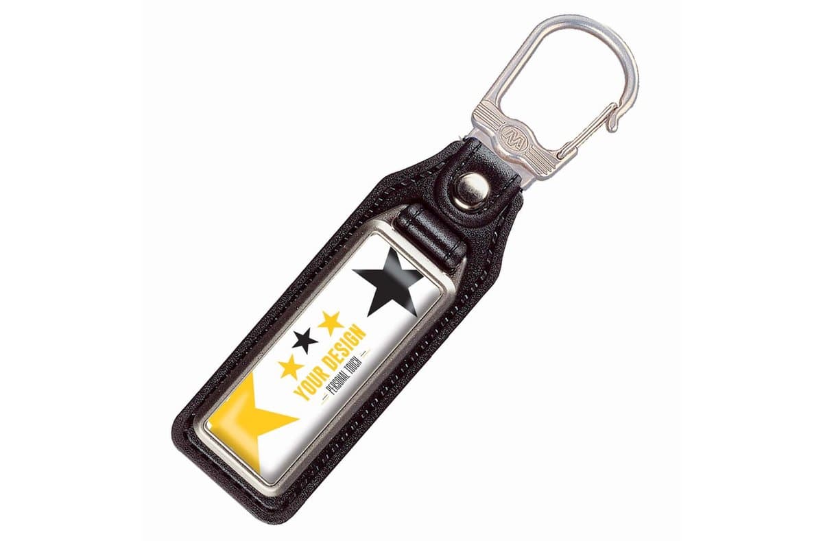 Keyring metal with Doming 3